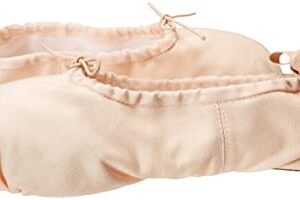 Sansha unisex-adult Pro 1 Canvas Ballet Slipper,Light Pink,6 M (4 M US Women's)