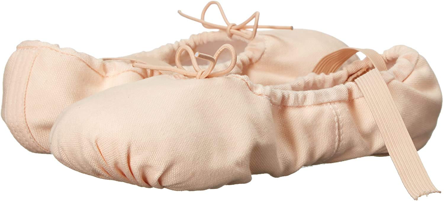 SANSHA mens Pro 1 Canvas Ballet Slipper dance shoes, Light Pink, 9 Women 7 Men US