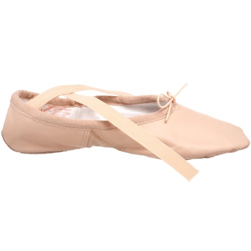 Sansha Silhouette Leather Ballet Slipper,Pink,11 M US Women's/7 M US Men's