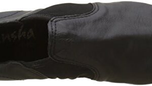 Sansha Tivoli Lace-Up Leather Jazz Shoe,Black,12 (10 M US Women's/8 M US Men's)