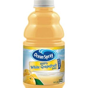 Ocean Spray White Grapefruit Mixer Bottle, 32 Fl Oz (Pack of 12)