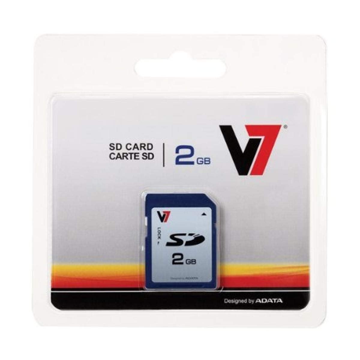 V7 VASD2GR-1N 2GB Secure Digital SD Card - Store / transportphotos, video and data