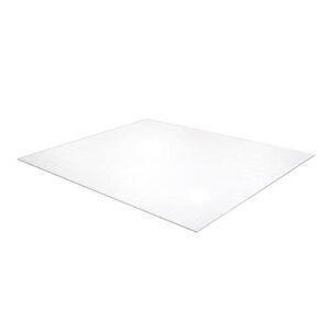 floortex polycarbonate xxl office mat 79" x 60" for hard floors, clear, model:fr1215020019er