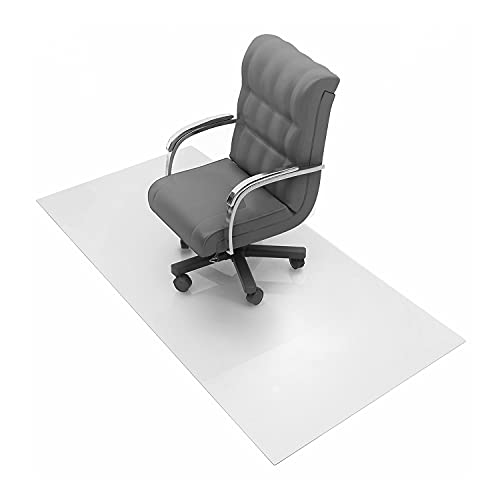 Cleartex Floortex Advantagemat 48-inch x 79-inch Rectangular Chair Mat for Carpets up to 1/4-inch , Vinyl (1120025EV)