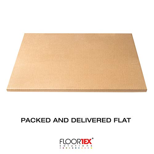 Floortex EC118927ER Cleartex Ultimat Chair Mat for High Pile Carpets, 35 x 47, Clear