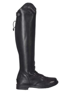 tuffrider ladies starter back zip field boots in synthetic leather