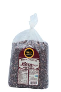 amish country popcorn | 6 lbs bag | red popcorn kernels | old fashioned, non-gmo and gluten free (red - 6 lbs bag)