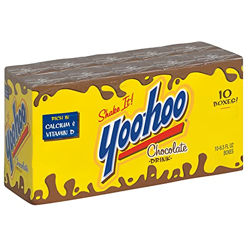 Yoo-hoo Chocolate Drink, 6.5 fl oz boxes, 10 count (Pack of 4)