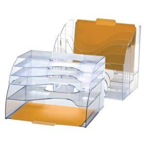 Officemate Two-Way Organizer, 5-Tier, Clear (22924)
