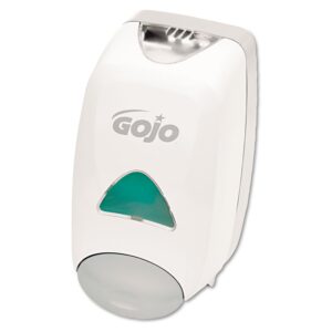 gojo fmx-12 push-style foam soap dispenser, dove grey, for 1250 ml gojo fmx-12 hand soap refills (pack of 1) - 5150-06
