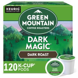 green mountain coffee, dark magic (extra bold), 120-count k-cups for keurig brewers