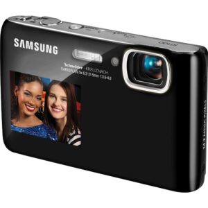 samsung st100 - digital camera - compact - 14.2 mpix - optical zoom: 5 x - supported memory: microsd, microsdhc - black