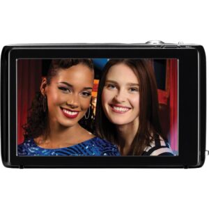 Samsung ST100 - Digital camera - compact - 14.2 Mpix - optical zoom: 5 x - supported memory: microSD, microSDHC - black