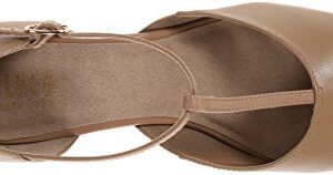 Bloch Women's Splitflex T-Strap Character Shoe, Tan, 7.5