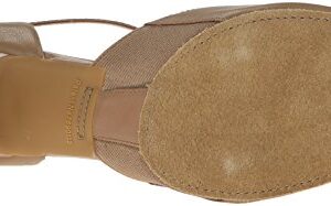 Bloch Women's Splitflex T-Strap Character Shoe, Tan, 7.5