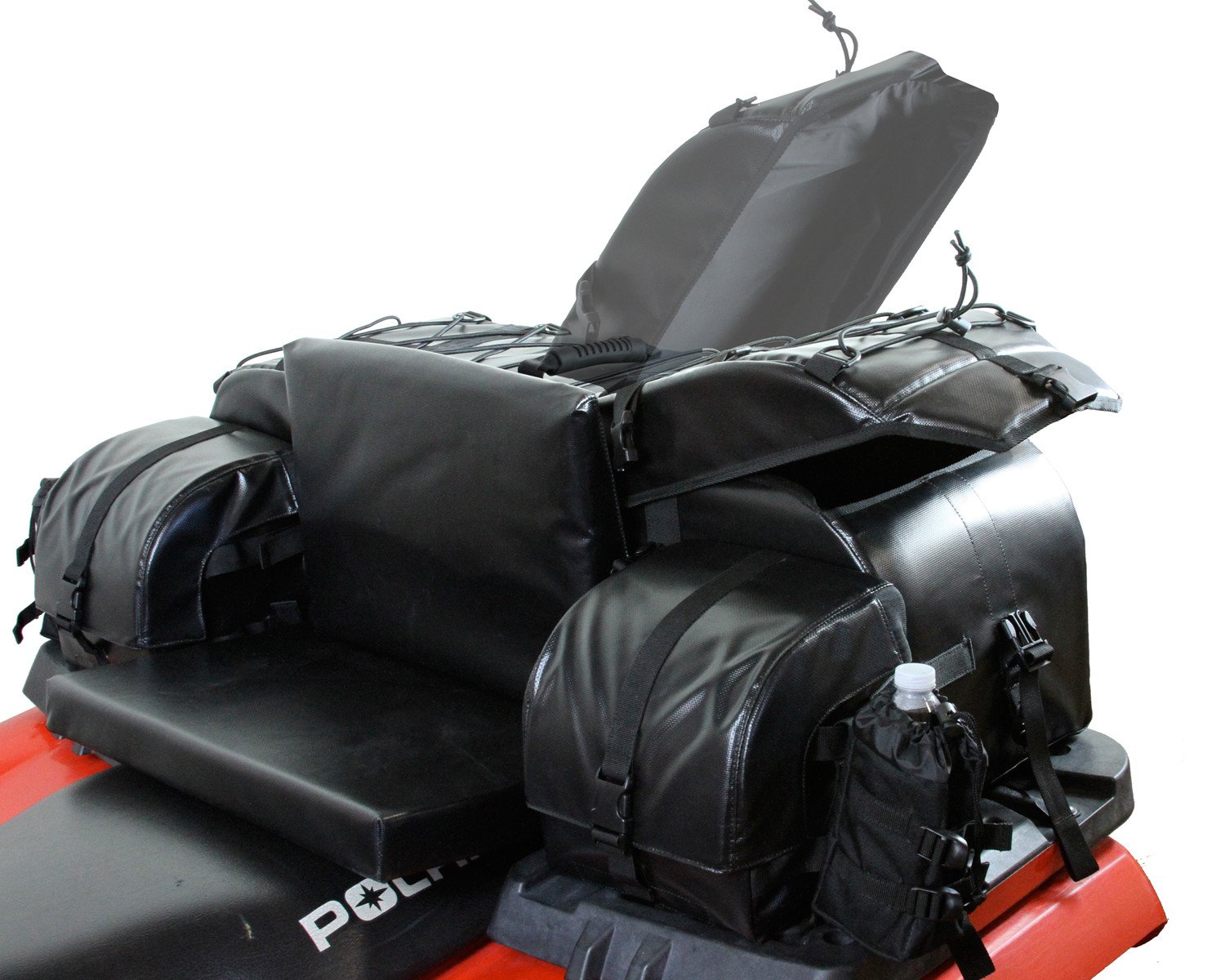 ATV TEK Arch Series Oversized Rear Rack Utility Pack, Padded ATV Cargo Bag - Black