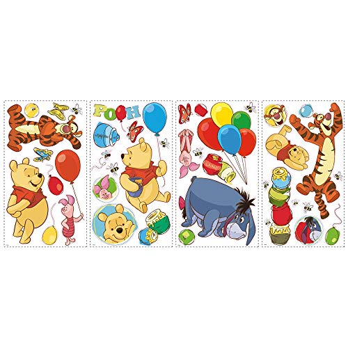 RoomMates RMK1498SCS Winnie The Pooh and Friends Peel and Stick Wall Decals