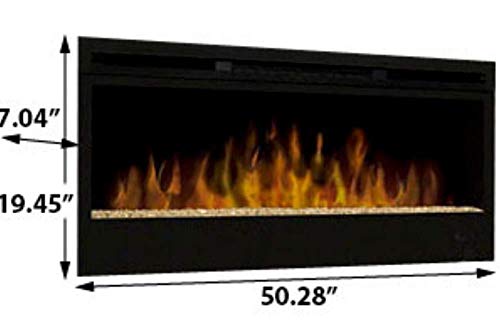 DIMPLEX BLF50 50-Inch Synergy Linear Wall Mount Electric Fireplace