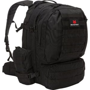 fox outdoor products advanced 3-day combat pack, black, 22" x 16" x 12"
