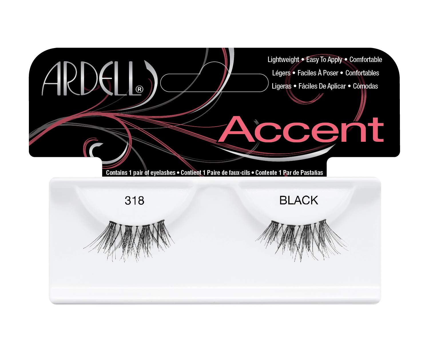 Ardell Lash Accent Pair 318 (Pack of 4)