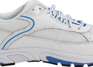 Drew Shoe Women's Athena, White/Blue, 7.5 WW US