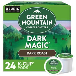 green mountain coffee roasters dark magic, single-serve keurig k-cup pods, dark roast coffee, 24 count