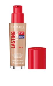 old product & packaging - rimmel lasting finish 25 hour foundation classic beige