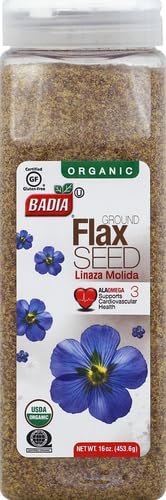 Badia Organic Flax Seed, Ground, 16-Ounce