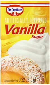 dr. oetker vanilla sugar, .32 oz., 12 count