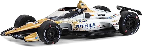 Dallara IndyCar #21 Rinus VeeKay Bitnile Ed Carpenter Racing NTT IndyCar Series (2023) 1/64 Diecast Model Car by Greenlight 11572