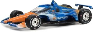dallara indycar #9 scott dixon pnc bank chip ganassi racing ntt indycar series (2023) 1/64 diecast model car by greenlight 11568