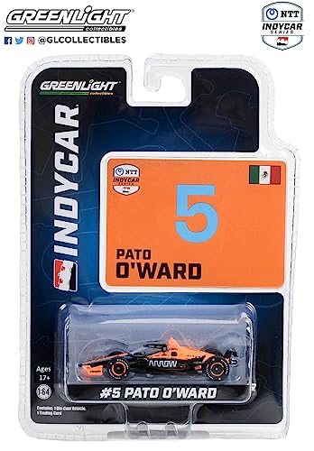 Dallara IndyCar #5 Pato O’Ward Arrow Arrow McLaren NTT IndyCar Series (2023) 1/64 Diecast Model Car by Greenlight 11557