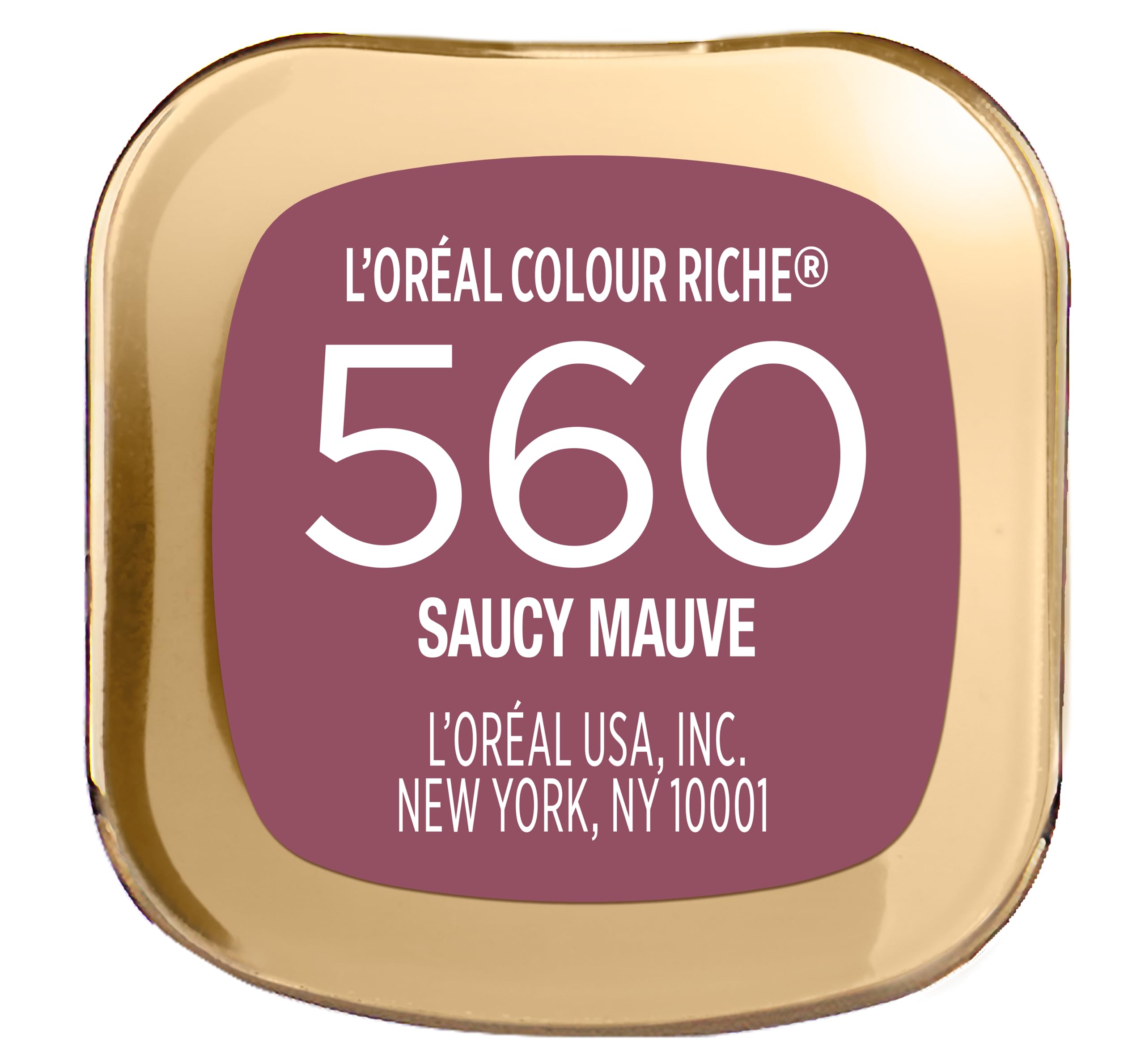 L’Oréal Paris Colour Riche Original Creamy, Hydrating Satin Lipstick with Argan Oil and Vitamin E, Saucy Mauve , 1 Count