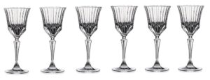 rcr crystal adagio collection wine glass set