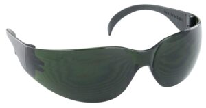 sas safety 5346 nsx eyewear with polybag, 5-shade lens/black temple, adult