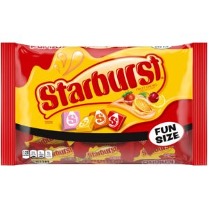 starburst original chewy candy fun size candy, 10.58oz