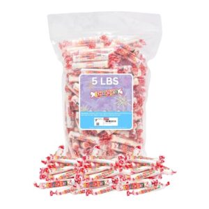 smarties candy rolls original flavor bulk gluten free & vegan delight | classic sweetness from family owned since 1949 | peanut free, dairy free & allergen free | perfect yummy treat - 5 pound bag