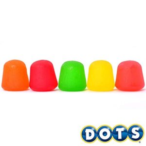DOTS Individually Wrapped Candy - Original Gummy Candy Flavors - Cherry, Lime, Orange, Lemon & Strawberry - Gluten Free, Kosher & Peanut Free Gumdrops - Bulk 17ct Mini Dots Candy Boxes