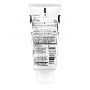 neutrogena clear face liquid sunscreen for acne-prone skin, broad spectrum spf 30 sunscreen lotion with helioplex, oxybenzone-free, oil-free, fragrance-free; non-comedogenic, 3 fl. oz