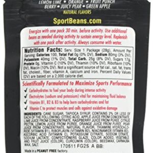 Jelly Belly Sport Beans - Energizing Jelly Beans - Assorted Flavors, Pack of 24