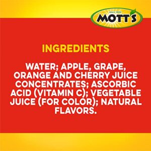 Mott's 100 Percent Fruit Punch Juice, 6.75 fl oz boxes, 32 Count (4 Packs of 8)