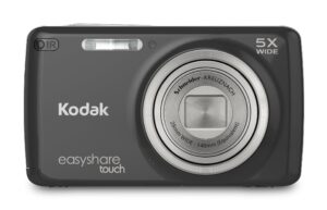 kodak easyshare touch m577 14 mp digital camera with 5x optical zoom and 3-inch lcd touchscreen - black