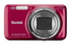 kodak easyshare m583 14 mp digital camera with 8x optical zoom and 3-inch lcd - red