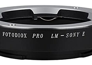 Fotodiox Pro Lens Mount Adapter - Compatible with Leica M Lens to Sony Alpha E-Mount Mirrorless Cameras