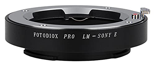 Fotodiox Pro Lens Mount Adapter - Compatible with Leica M Lens to Sony Alpha E-Mount Mirrorless Cameras