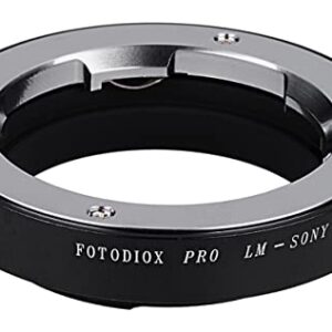 Fotodiox Pro Lens Mount Adapter - Compatible with Leica M Lens to Sony Alpha E-Mount Mirrorless Cameras