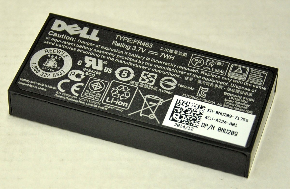 Dell NU209 Battery Kit for Perc 5/i and Perc 6/i