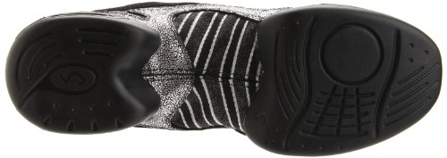 Sansha Women's Electron Canvas-W, Black/Silver, 9 8 M US