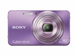 sony cyber-shot dsc-w570 16.1 mp digital still camera with carl zeiss vario-tessar 5x wide-angle optical zoom lens and 2.7-inch lcd (violet)
