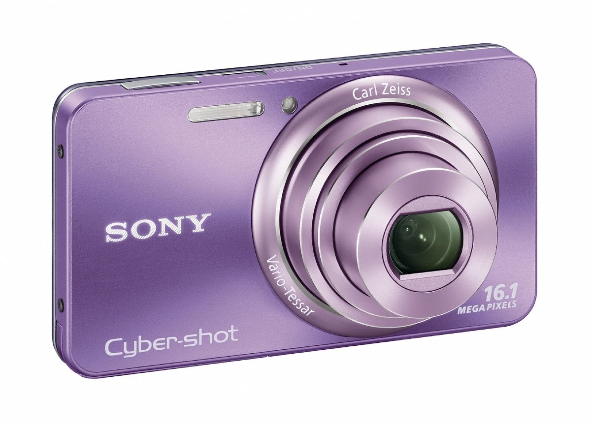 Sony Cyber-Shot DSC-W570 16.1 MP Digital Still Camera with Carl Zeiss Vario-Tessar 5x Wide-Angle Optical Zoom Lens and 2.7-inch LCD (Violet)